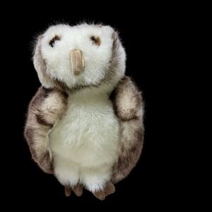 Folkmanis Barn Owl Plush Hand Puppet Stuffed Animal 11" Preschool Pretend Play